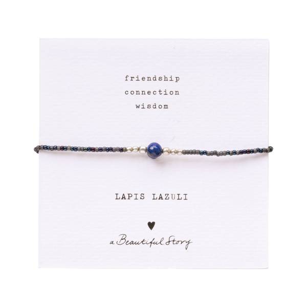 Lapis Lazuli, stříbrný, barevný náramek
