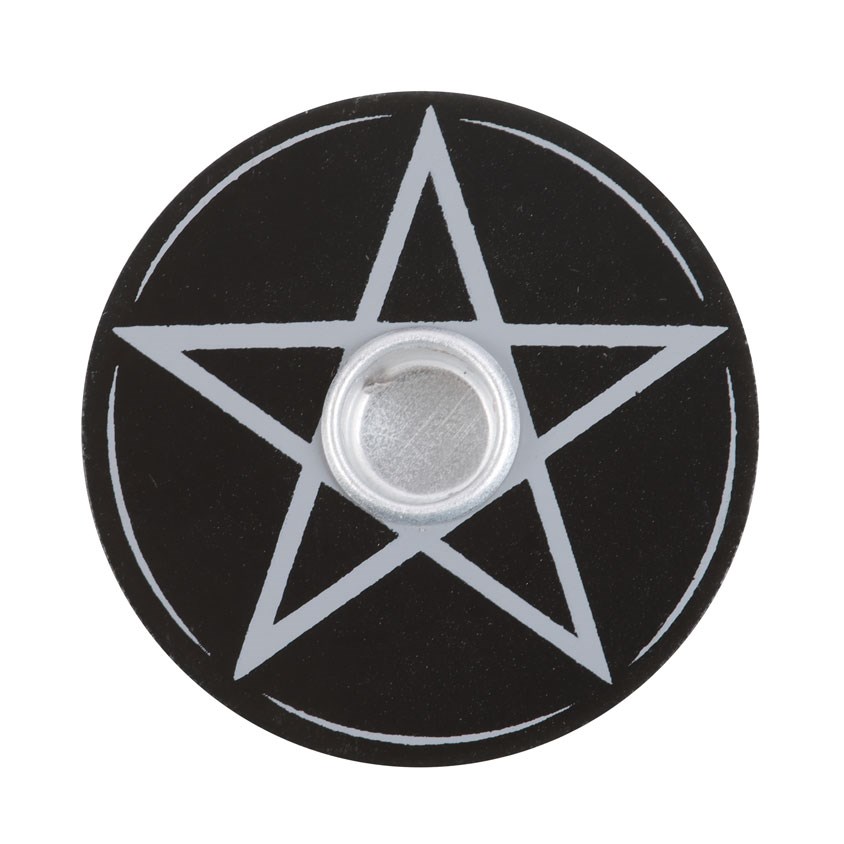 Svícen Pentagram - černý